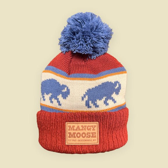 Mangy Moose Beanie with Pom - Mangy Moose