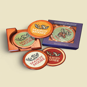 4 Pack Mangy Moose Coasters - Mangy Moose