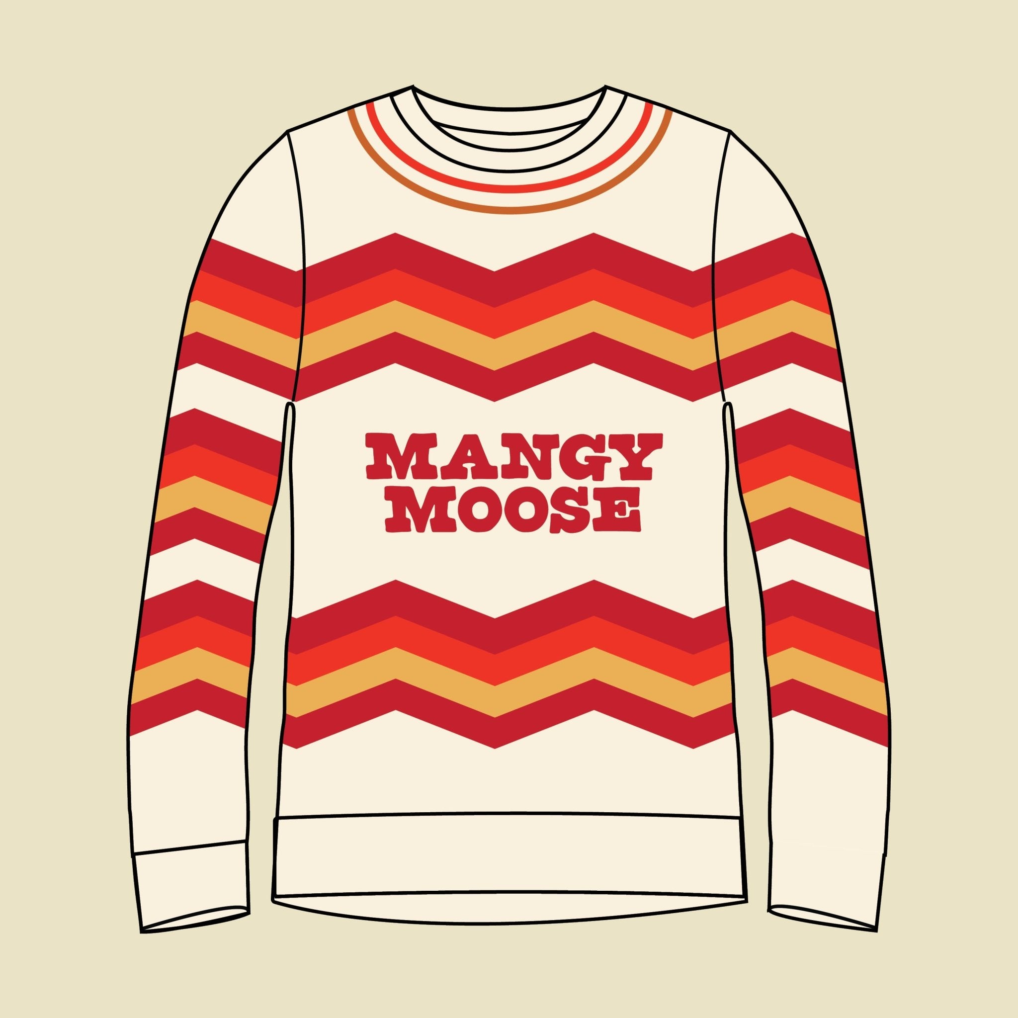 Moose shop christmas sweater