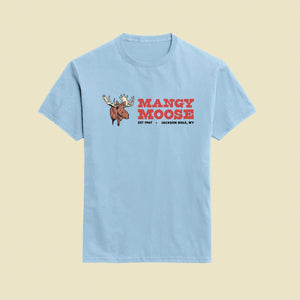 Manny Stacked Logo T - Mangy Moose
